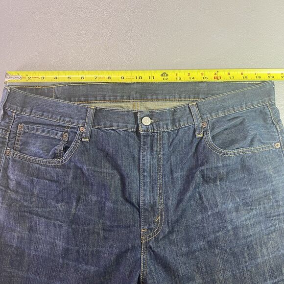 LEVI STRAUSS Jeans 569 Loose Fit Straight Leg 100% Cotton Denim Mens 40x32 Blue - Picture 4 of 10